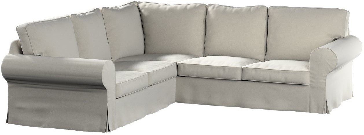 Dekoria Pokrowiec Ektorp na sofę narożną jasny szary 240/136 x 82 x 73 cm Ingrid 640-705-40