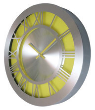 Atrix Zegar aluminiowy ROMAN yellow AL2034Y