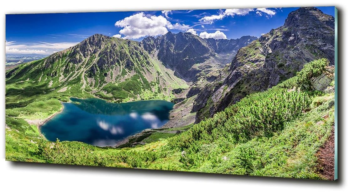 Foto obraz szklany Czarny staw Tatry