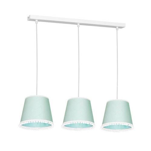 Milagro Daisy lampa wisząca 3-punktowa miętowa MLP5602 MLP5602