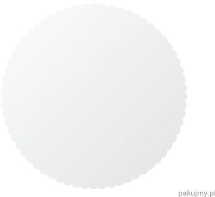 abc-pak Podkładka kartonowa pod tort biała 28 cm 100 szt. P-ŚR28