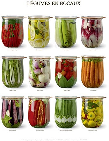 Unbekannt Nowy imagesaffiche 40 x 50 cm warzyw w szklanki/vegetables w piękny/warzywa w szkle 100.001289.02