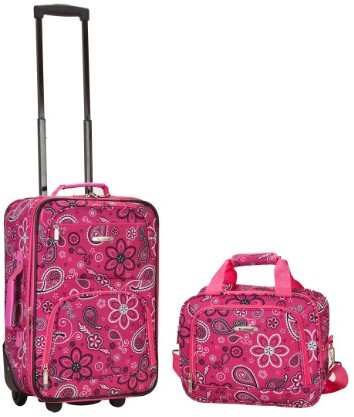 Rockland Bandana  SAC  dos  roulettes de 17 po plecak dla dzieci, Pink F102-PINKBANDANA
