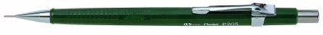 Pentel Sharp 200 ołówek automatyczny, 4 mm, metalowy klips, zielony 3474372205047