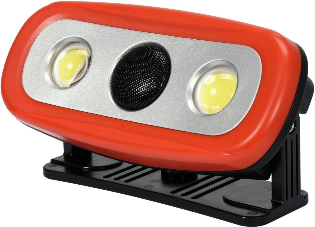 Yato REFLEKTOR PRZENOŚNY Z GŁOŚNIKIEM 2X15W 2000LM LI-ION 3.7V 4400MAH IP44 POWERBANK