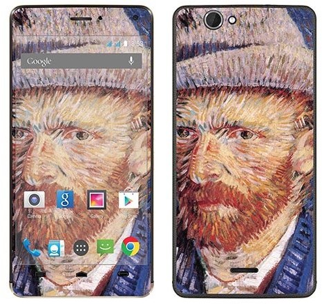 Wiko Royal Sticker Royal tatuaż ścienny RS. 97587 samoprzylepny do Getaway z motywem autoportretu RS.97587