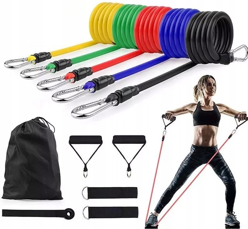 Zestaw Gum Do Ćwiczeń Oporowych Fitness Crossfit