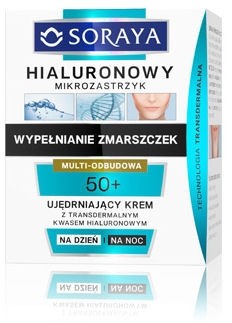 Soraya Hialuronowy Mikrozastrzyk 50+ krem na dzień i noc ujędrniający 50ml