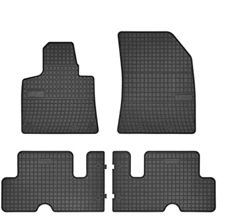 DBS DBS 1765874 gumowe dywaniki samochodowe  na wymiar  4-częściowe  wysokiej jakości guma  bezzapachowa  antypoślizgowe  podwyższone krawędzie 1765874