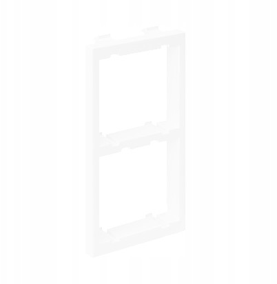 Simon Connect Ramka Cima podwójna biała S62/9