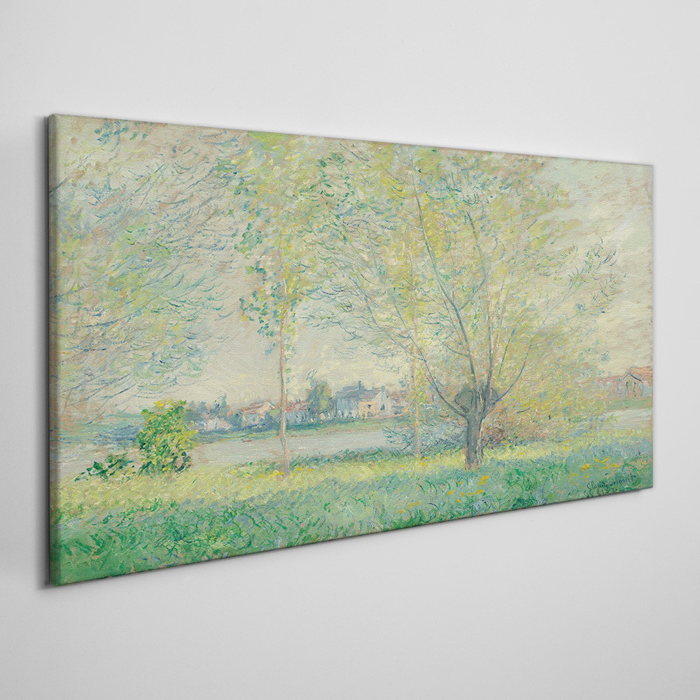 PL Coloray Obraz Canvas Nowoczesny Willows Monet 100x50cm