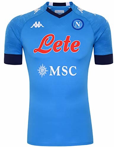 SSC NAPOLI SSC NAPOLI Koszulka domowa 2020/21 niebieski błękitny - intensywny niebieski S 311231WCNAA01