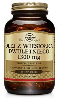 Solgar Olej z Wiesiołka Dwuletniego 1300mg 30caps. PL