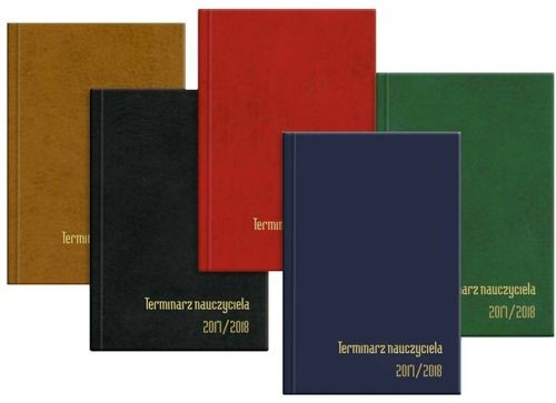 Terminarz Nauczyciela A5 granatowy 2017/18