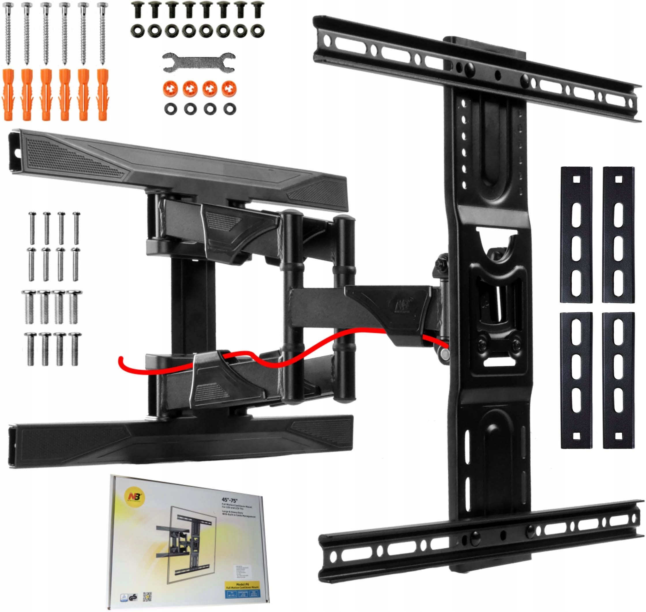 Mega Mocny Uchwyt Tv Led 40-75 Vesa Super Jakość