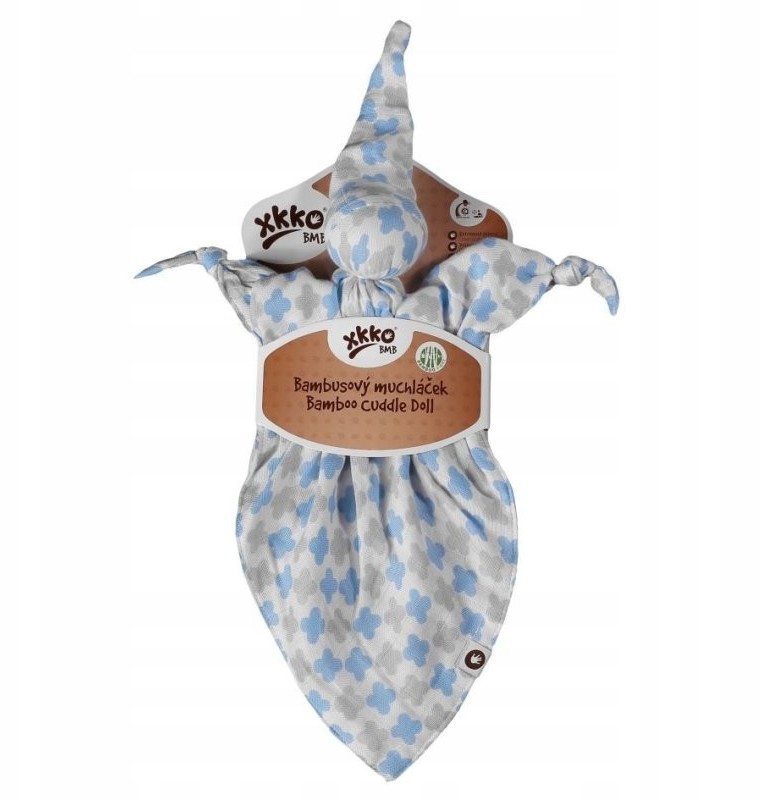 Przytulanka bambusowa Xkko Bmb Baby Blue Cross