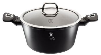 Berlinger Haus Garnek Granitowy 2.5L 20cm Black Silver [BH-1851] BH-1851