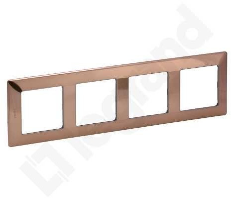 Legrand VALENA LIFE Ramka poczwórna miedziana 754164