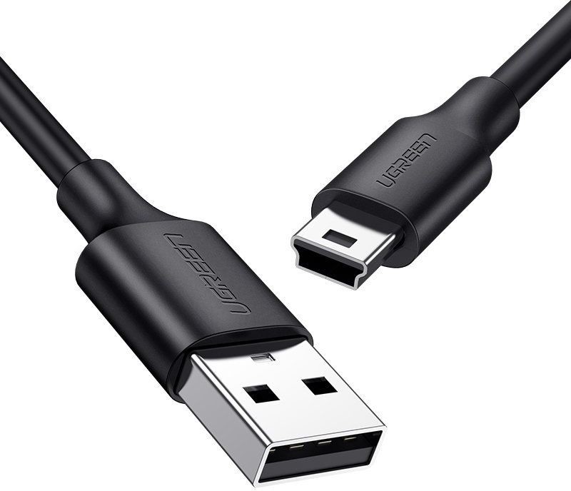 Ugreen Ugreen kabel przewód USB - mini USB 480 Mbps 1 m czarny (US132 10355) - 1 US132 10355