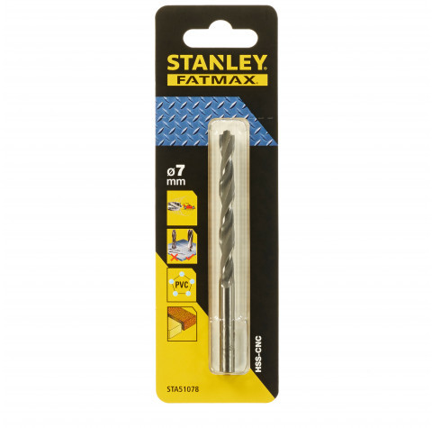 Stanley Wiertło do metalu hss-cnc fat max fi 7 mm STA51078