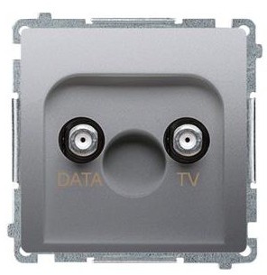 Kontakt Simon Kontakt_Simon Gniazdo TV-DATA. Dwa porty wyjściowe typu 