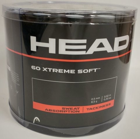 Head Owijki tenisowe Xtremesoft (60 szt.) - black 285425-BK