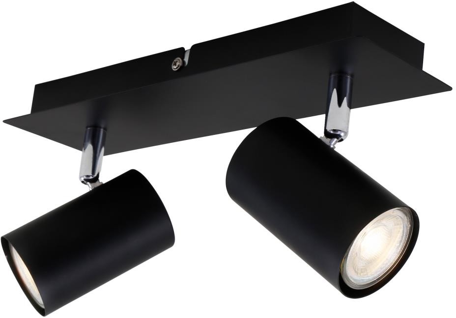 Briloner 2857-025 - Reflektor SPOT 2xGU10/40W/230V czarny