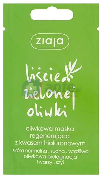 Ziaja Liście Zielonej Oliwki maska regenerująca 7ml