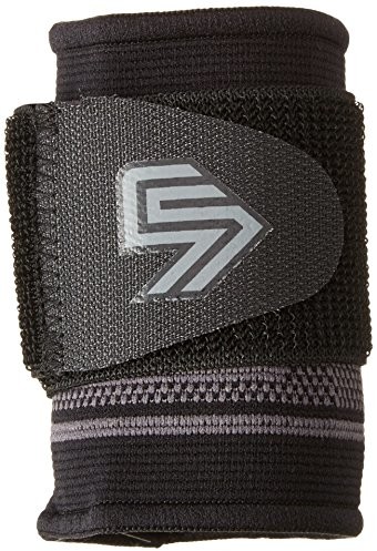 Shock Doctor shockdoctor dorosłych nadgarstka zapinane na rzepy-Strap, czarny, XL 2017-0107-35