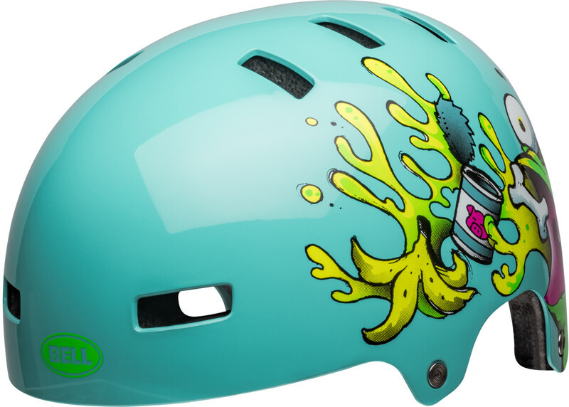Bell Span Helmet Kids, zielony/kolorowy 51-55cm 2022 Kaski dla dzieci 210165-054