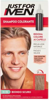 Combe International Limited Just For Men H-15 CIEMNY BLOND Odsiwiacz, Szampon 66ml