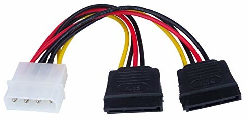 PremiumCord kabel zasilający do HDD 5, 25 Molex - 2X Serial ATA coupler