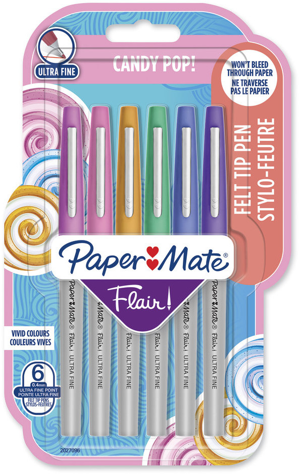 Paper Mate Pisaki, Flair Candy Pop, 6 sztuk