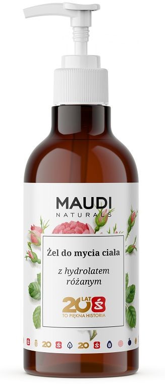 Maudi MAUDI Żel do mycia ciała z hydrolatem różanym 500ml