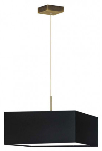 Kwadratowy żyrandol regulowany na złotym stelażu - T1-Z84