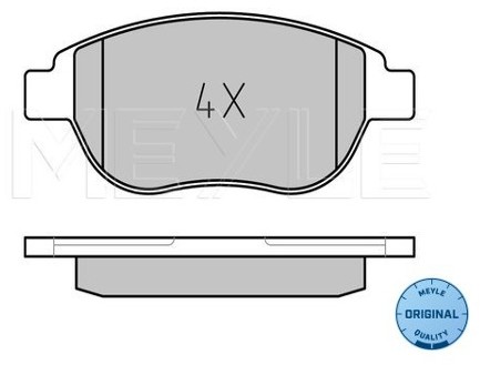 Wulf Gaertner Autoparts Zestaw klocków hamulcowych, hamulce tarczowe Wulf Gaertner Autoparts 025 236 0019