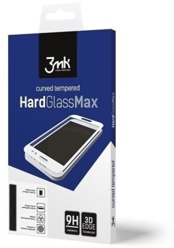 3MK HardGlass MAX iPhone X czarny szkło hartowane fullscreen 9h (3M000314)