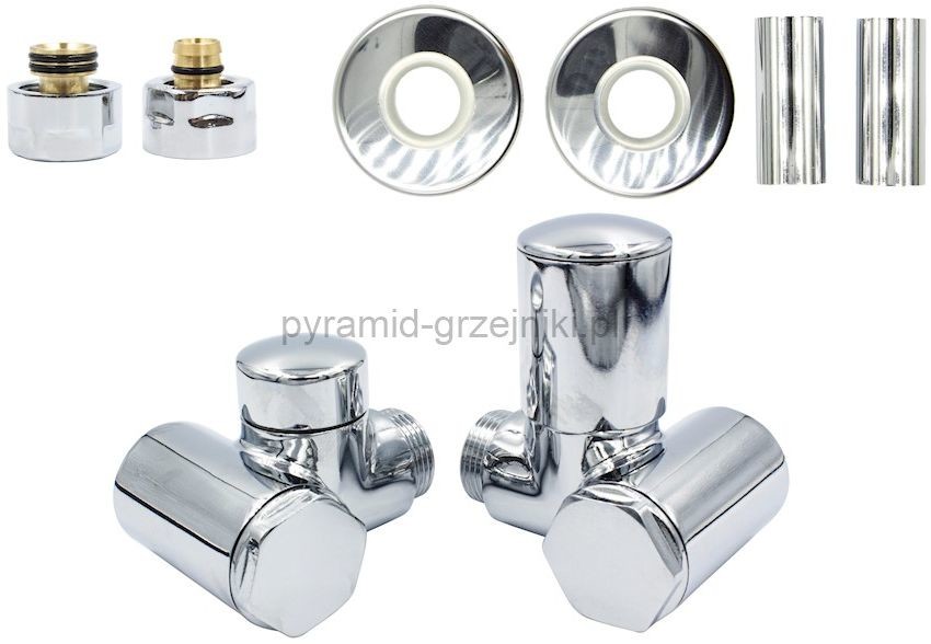 Varioterm Zawór regulacyjny Integra All in One - chrom pex 16 mm prawy AIR02FK/P(PEX)