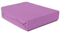 Darymex Prześcieradło Frotte z gumką wrzosowe 180x200 dx-180-pft-020