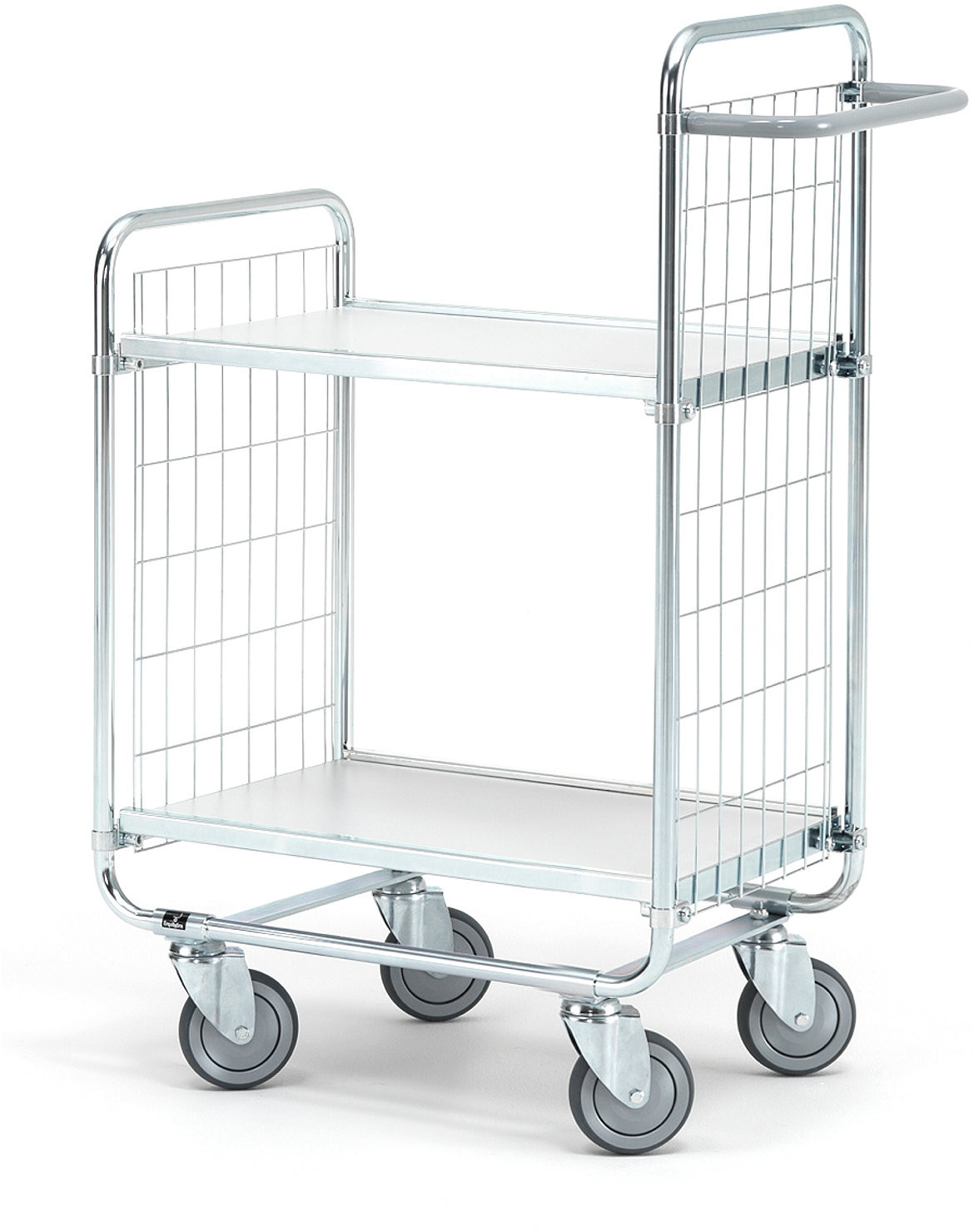 AJ Produkty Wózek z półkami, 2 półki, 200 kg, 600x425x1100 mm