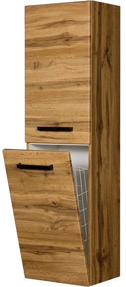 Gante Szafka łazienkowa wisząca z koszem seria Fokus Loft FKS-NL-RW/K