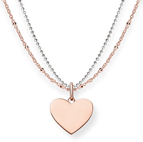 THOMAS SABO Thomas Sabo LBKE0004-415-12-L45v łańcuszek z wisiorkiem, damski, ze srebra (próba 925), długość: 45 cm LBKE0004-415-12-L45v