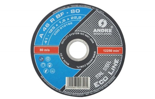 Tarcza A Eco Line METAL/INOX 41 125x1,0x22,2 A60RBF80