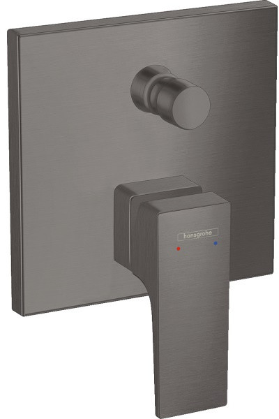 Hansgrohe Metropol Bateria wannowa podtynkowa czarny chrom szczotkowany 32545340
