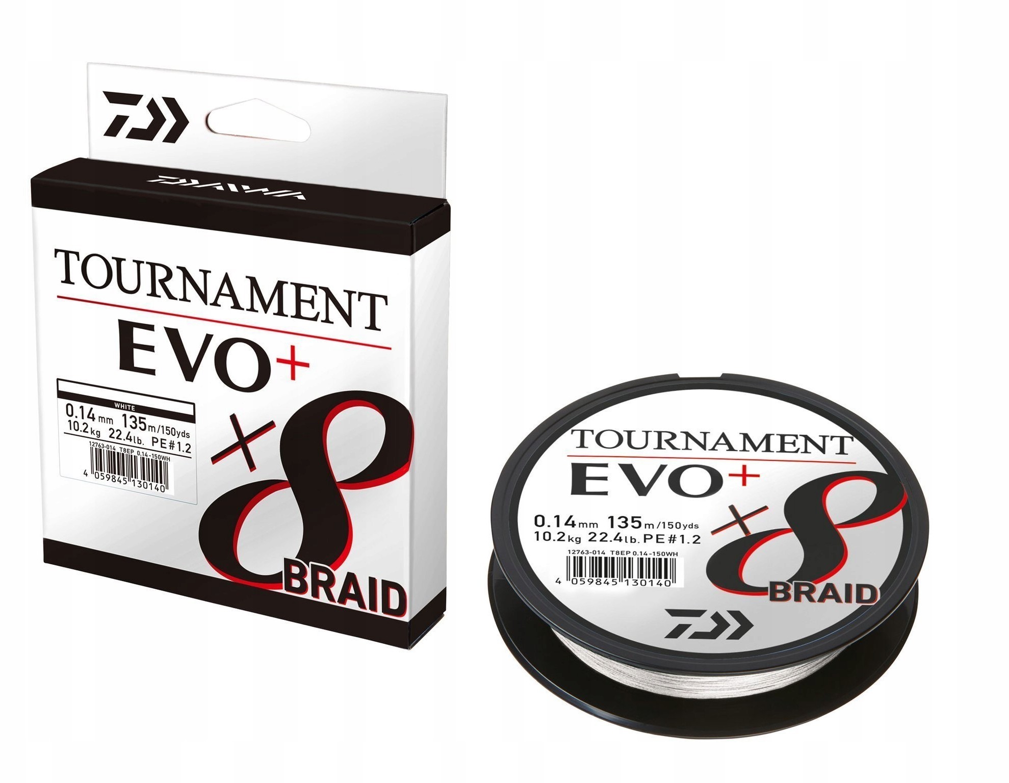 Daiwa Plecionka Tournament 8X Evo+ 135m-0,14mm