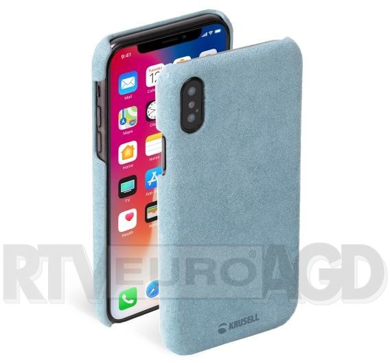 Krusell Broby Cover iPhone X/Xs niebieski KRU001199