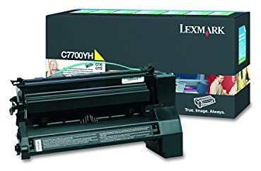 Lexmark c7700yh C770, C772 toner nabój wysoka pojemność   stron ruckgabe, żółty C7700YH