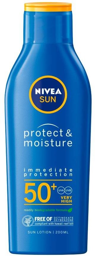 Nivea Sun Protect & Moisture nawilżający balsam do opalania SPF50 200ml 98146-uniw