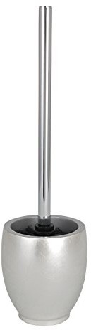 Wenko WENKO 19472100 deska sedesowa komplet Silver, tworzywo sztuczne  żywica poliestrowa, 10.7 x 38.5 x 10.7 cm, srebrny 19472100