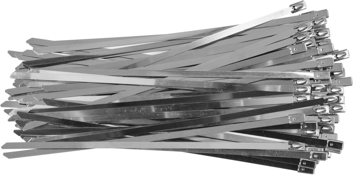 Yato OPASKI ZACISKOWE ZE STALI NIERDZEWNEJ 4.6X200MM 100SZT